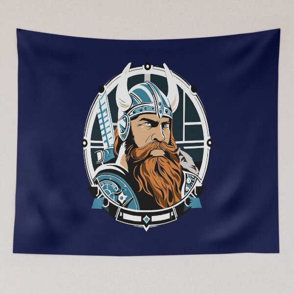 Item preview, Echoes of Valhalla: The Viking's Horned Saga designed and sold by AgarutanPrint.