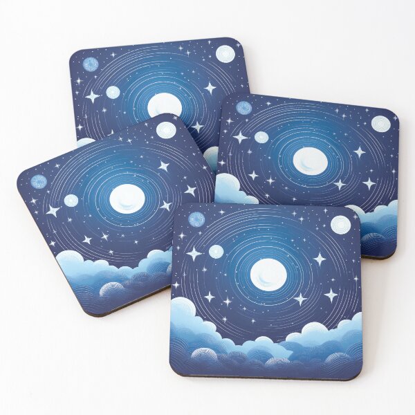 Item preview, A design of a space background with a classic starry night theme, featuring small twinkling star. designed and sold by HEMRO.