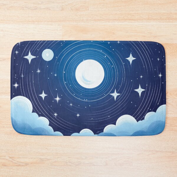 Item preview, A design of a space background with a classic starry night theme, featuring small twinkling star. designed and sold by HEMRO.
