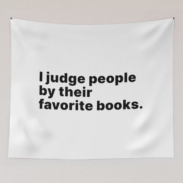 Item preview, I judge people by their favorite books designed and sold by ThingsOnTees.
