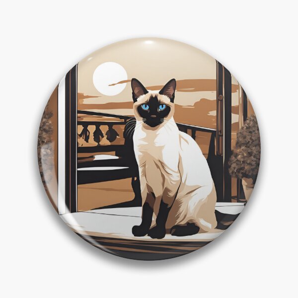 Item preview, Siamese cat poster designed and sold by REDCATWWW.