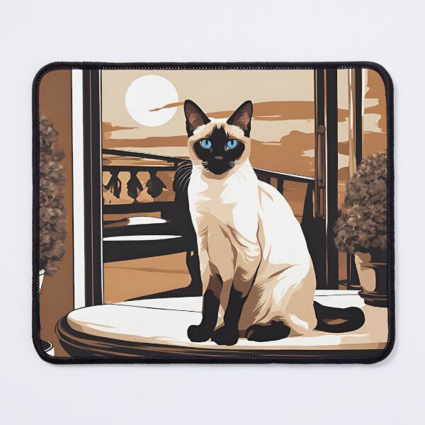 Item preview, Siamese cat poster designed and sold by REDCATWWW.