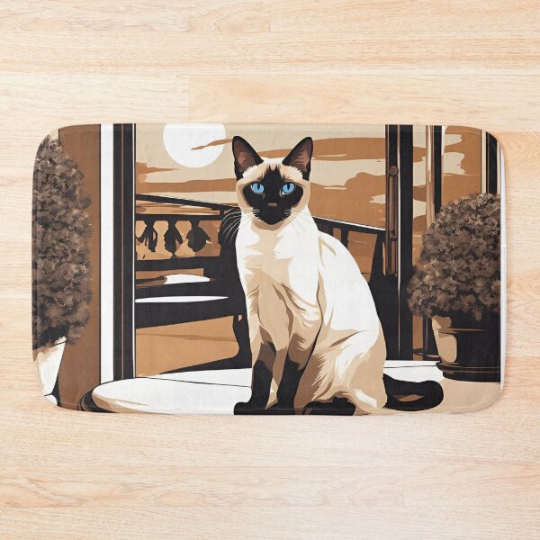 Item preview, Siamese cat poster designed and sold by REDCATWWW.