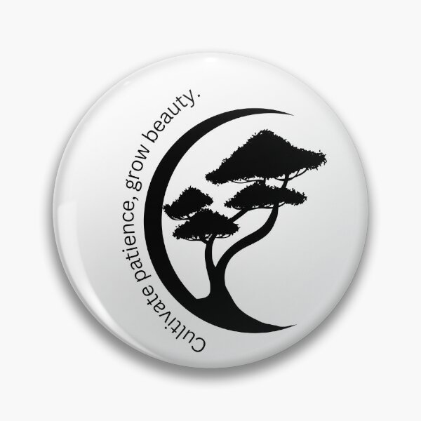 Item preview, Cultivate Patience, Grow Beauty - Inspirational Bonsai Art designed and sold by teez4dayz.