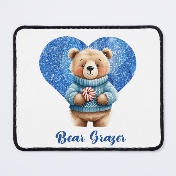 Item preview, Blue Heart Sparkles with Bear Grazer Charm designed and sold by AlexeyevZurga.