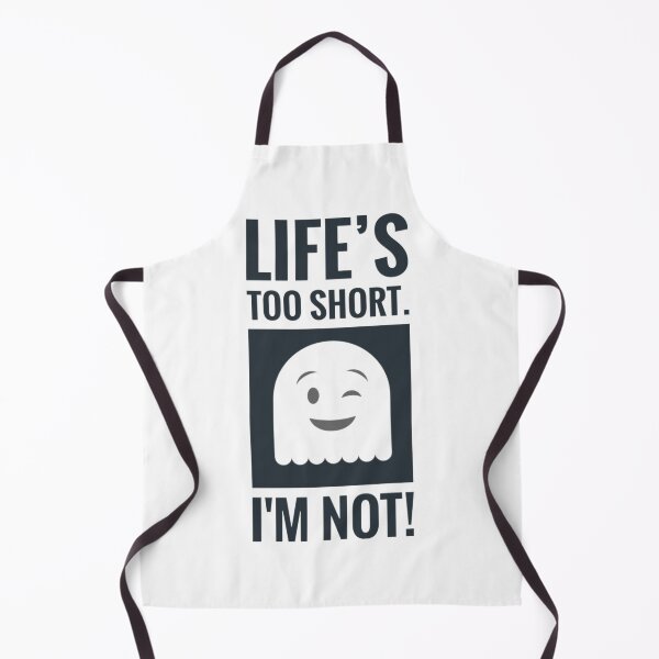 Item preview,  Life’s too short I'm not Funny Ghost Tall Person Humour  designed and sold by Jenny Meehan Art Prints and Patterns  .