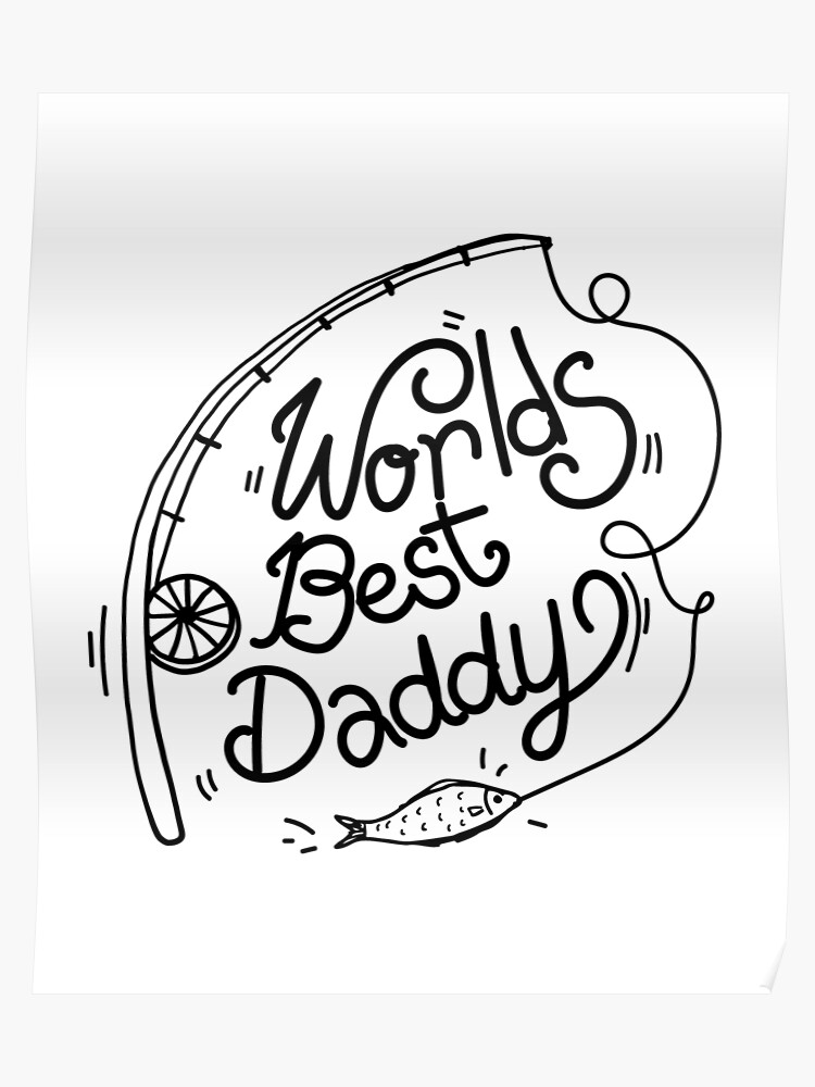 Fathers Day Drawing Fishing