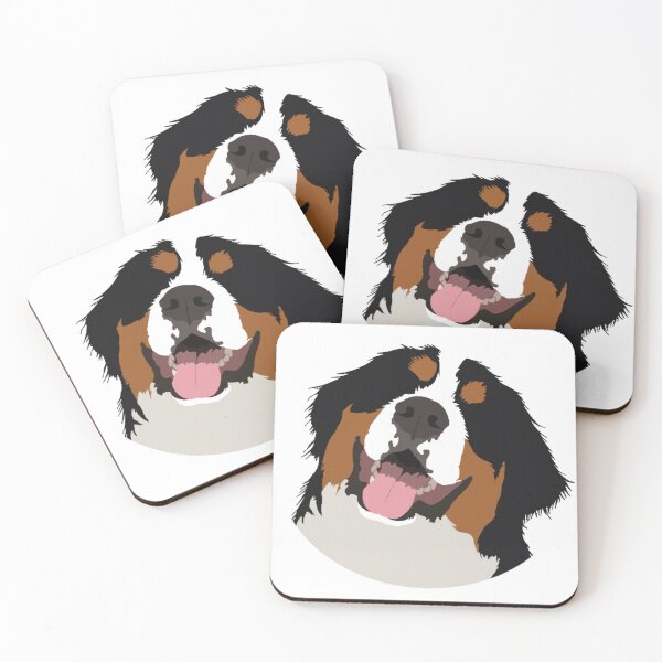 Item preview, Bernese mountain dog minimalist style cute dog  designed and sold by CreativelySophG.