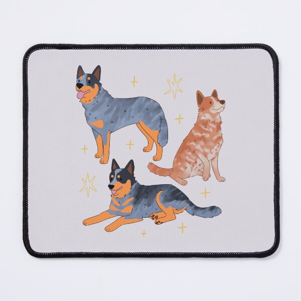 Item preview, Australian Cattle Dog cute illustration designed and sold by YaraCuteArt.