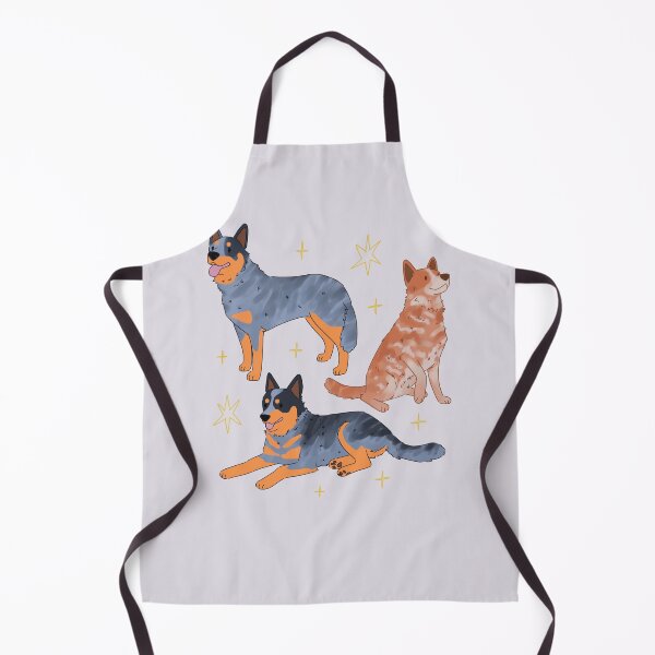 Item preview, Australian Cattle Dog cute illustration designed and sold by YaraCuteArt.