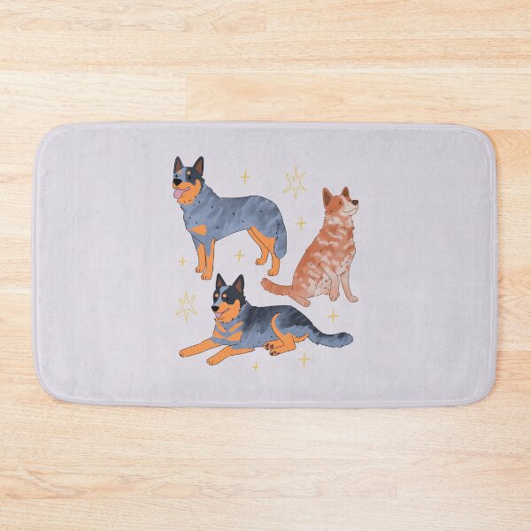 Item preview, Australian Cattle Dog cute illustration  designed and sold by YaraCuteArt.