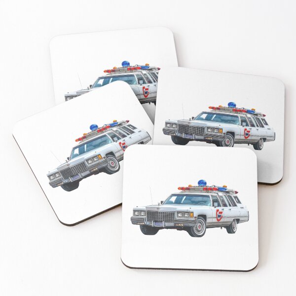 Item preview, White Cadillac Ambulance, the Ecto-1 designed and sold by kahida.