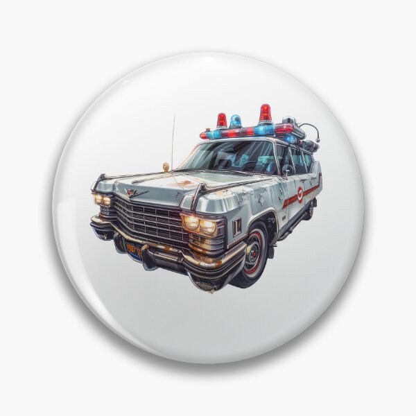 Item preview, White Cadillac Ambulance, the Ecto-1 designed and sold by kahida.