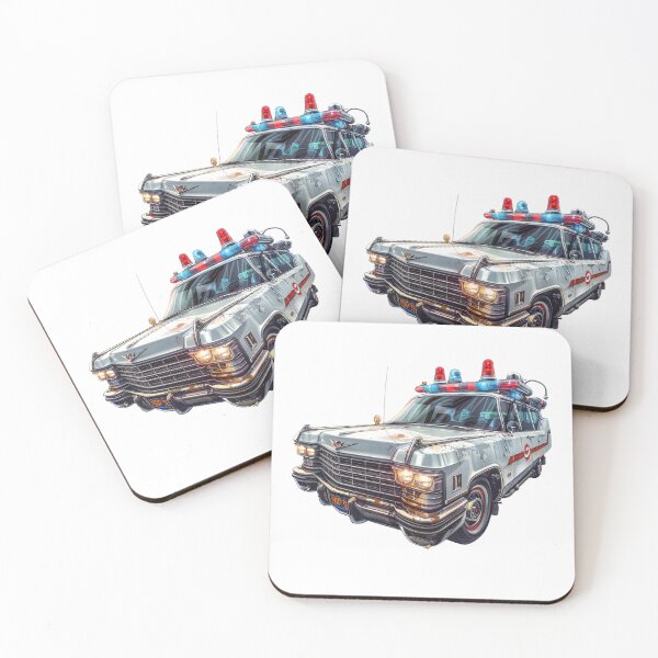 Item preview, White Cadillac Ambulance, the Ecto-1 designed and sold by kahida.