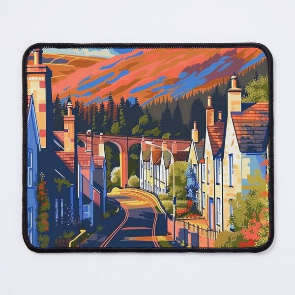 Item preview, Glenfinnan Travel Poster, Perfect Gift for Travel Enthusiasts, Vintage Style Wall Art, Scotland Wall art for home decor, Glenfinnan print. designed and sold by Thegalleryshop1.