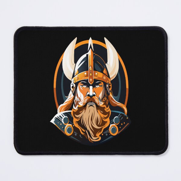 Item preview, Viking Warrior's Portrait,Portrait of Medieval's Warrior designed and sold by AgarutanPrint.