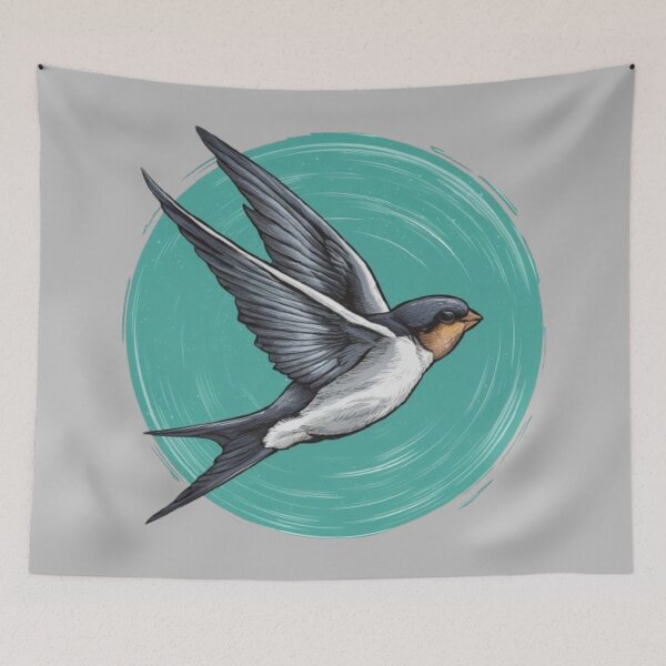 Item preview, Swallow in flight  designed and sold by 123ks.