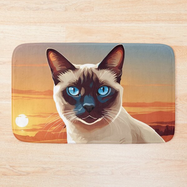Item preview, Siamese cat poster designed and sold by REDCATWWW.
