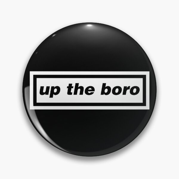 Item preview, Up The Boro Middlesbrough Oasis parody black background designed and sold by Logo-A-GoGo.