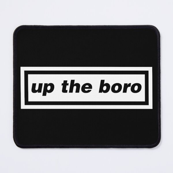 Item preview, Up The Boro Middlesbrough Oasis parody black background designed and sold by Logo-A-GoGo.