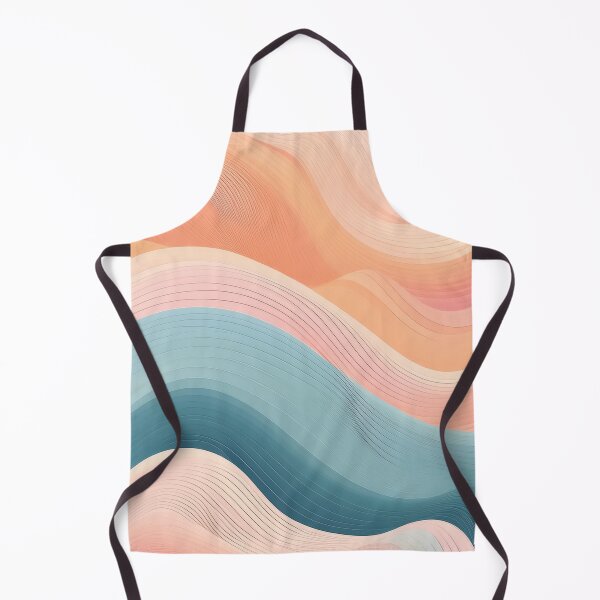 Item preview, A design of a wave-like pattern with a contemporary twist, using pastel colors. designed and sold by HEMRO.