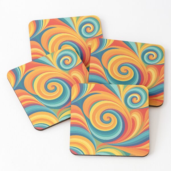 Item preview, A design of a swirling pattern with bold, vibrant colors and smooth transitions. designed and sold by HEMRO.