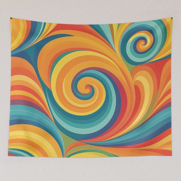 Item preview, A design of a swirling pattern with bold, vibrant colors and smooth transitions. designed and sold by HEMRO.