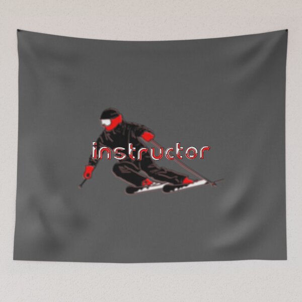 Item preview, instructor Dynamic Skiing Minimalist Design extreme sports designed and sold by 4rpixs.