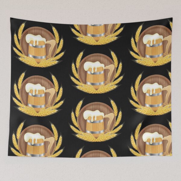 Item preview, A mug of beer. beer mug logo, beer keg, beer mug and wheat. designed and sold by Senior-Kuzmin.