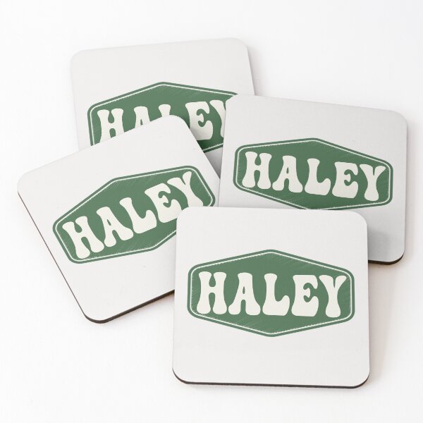 Item preview, HALEY Personalized Name Birthday Tag Family Name HALEY Girl Custom Name First Name Last Name designed and sold by HalloweenGift.