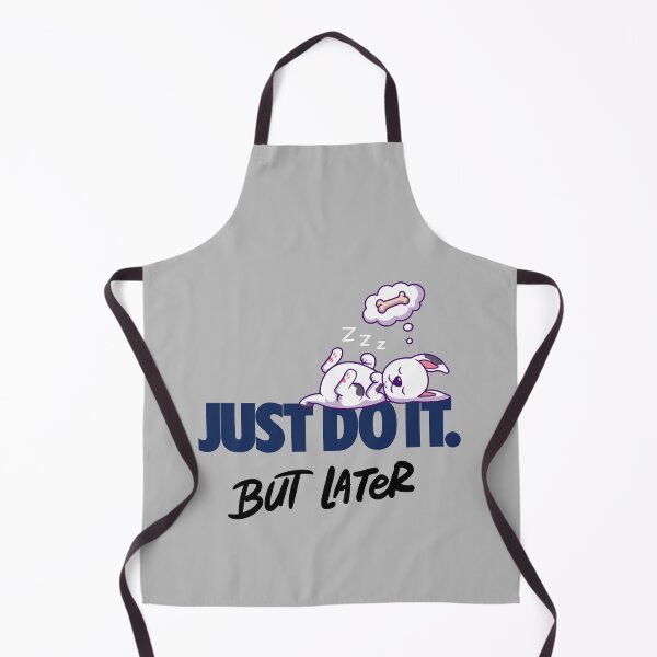 Item preview, JUST DO IT but later cute sleeping dog nike designed and sold by Psycho-Crazy.
