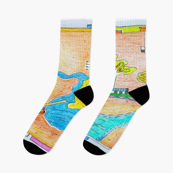 Item preview, lake abstract designed and sold by Tereza Pilar  Art.