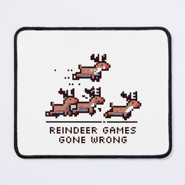 Item preview, Reindeer Games Gone Wrong designed and sold by RiceArtShop.