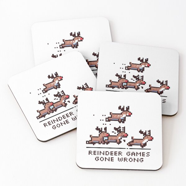 Item preview, Reindeer Games Gone Wrong designed and sold by RiceArtShop.
