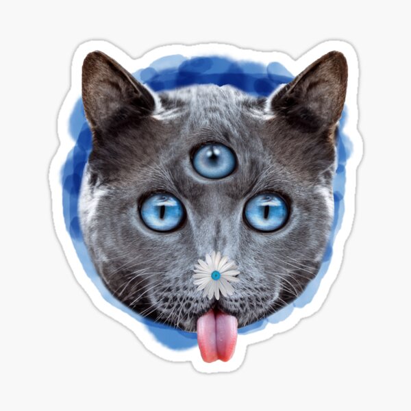 Item preview, Cat sticks out its tongue designed and sold by KittiChaw.