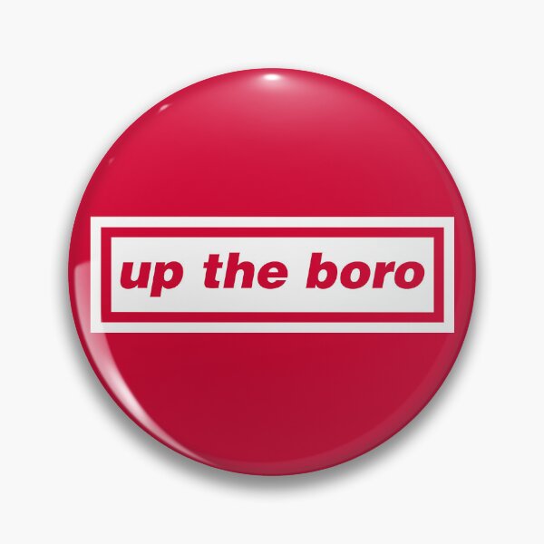 Item preview, Up The Boro Middlesbrough Oasis parody Red Background designed and sold by Logo-A-GoGo.