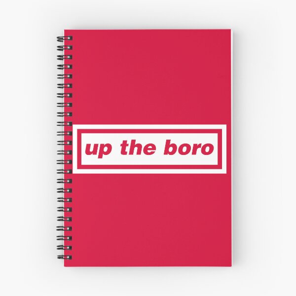 Item preview, Up The Boro Middlesbrough Oasis parody Red Background designed and sold by Logo-A-GoGo.