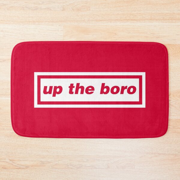 Item preview, Up The Boro Middlesbrough Oasis parody Red Background designed and sold by Logo-A-GoGo.