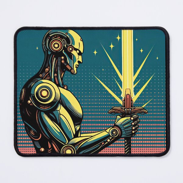 Item preview, Cyborg Warrior Pop Art Style designed and sold by artofuniverse.