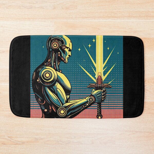 Item preview, Cyborg Warrior Pop Art Style designed and sold by artofuniverse.