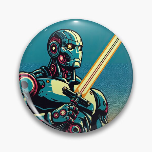 Item preview, Cyborg Warrior Pop Art Style designed and sold by artofuniverse.
