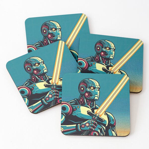 Item preview, Cyborg Warrior Pop Art Style designed and sold by artofuniverse.