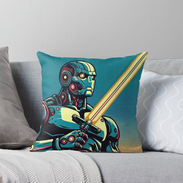 Item preview, Cyborg Warrior Pop Art Style designed and sold by artofuniverse.