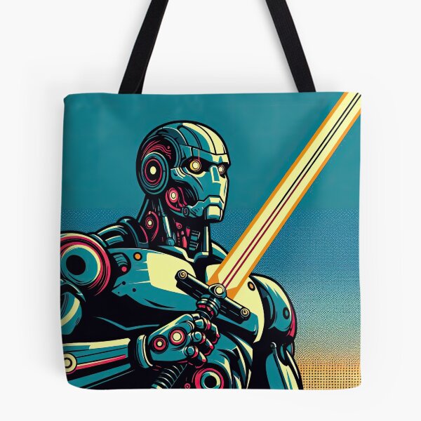 Item preview, Cyborg Warrior Pop Art Style designed and sold by artofuniverse.