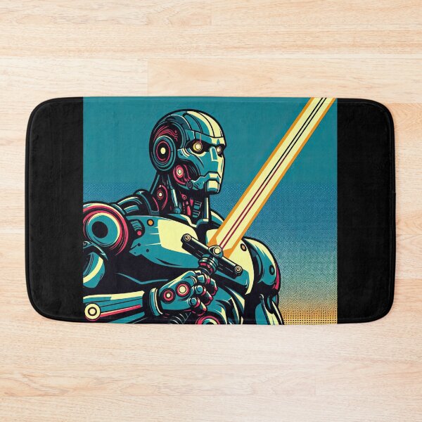 Item preview, Cyborg Warrior Pop Art Style designed and sold by artofuniverse.