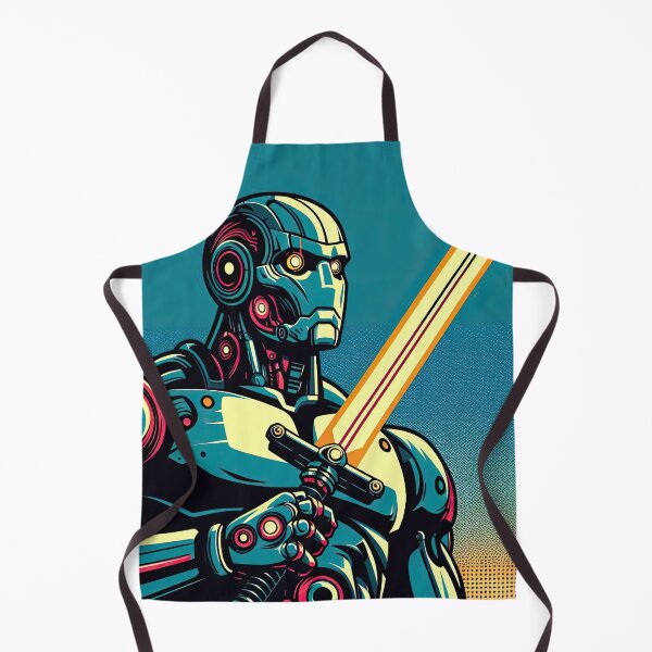 Item preview, Cyborg Warrior Pop Art Style designed and sold by artofuniverse.