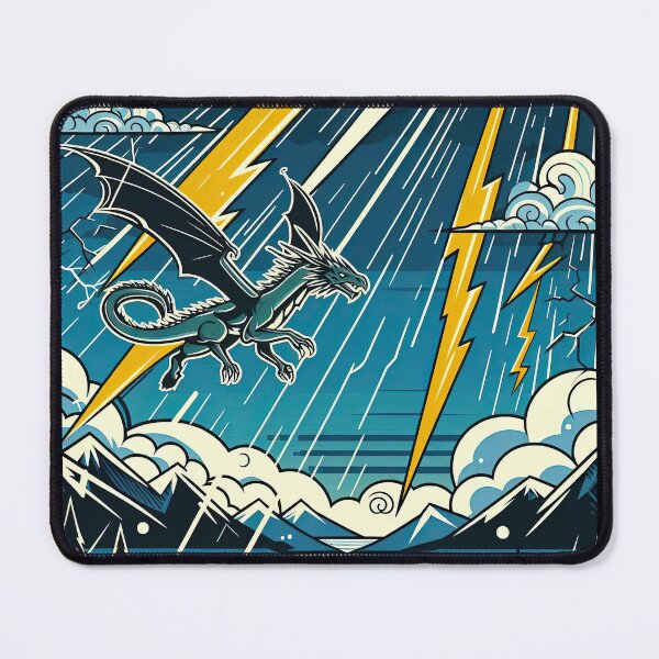Item preview, Dragon and Storm Pop Art Style designed and sold by artofuniverse.