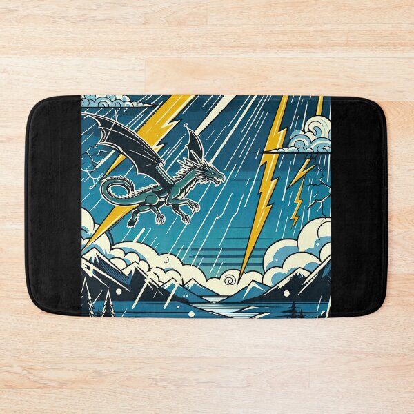 Item preview, Dragon and Storm Pop Art Style designed and sold by artofuniverse.