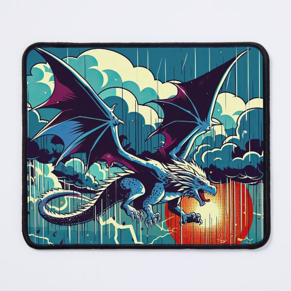 Item preview, Dragon and Storm Pop Art Style designed and sold by artofuniverse.