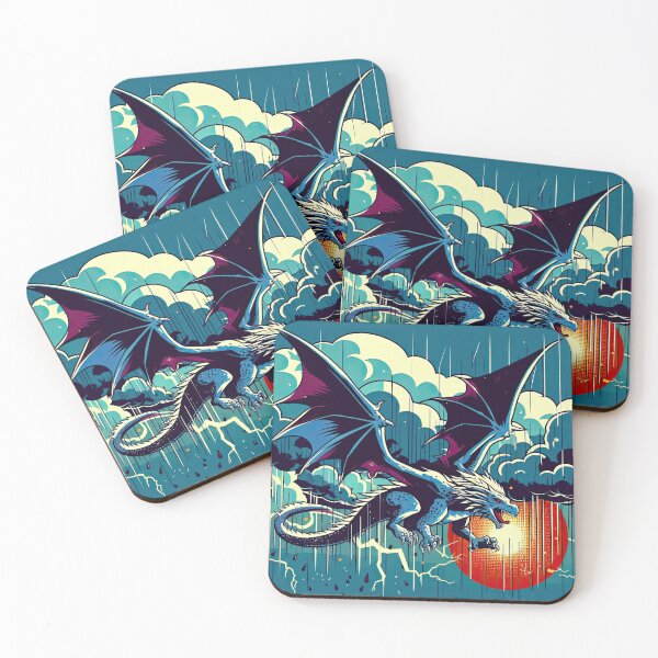 Item preview, Dragon and Storm Pop Art Style designed and sold by artofuniverse.